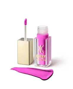 Kirby Kosmetics Liquid Blushes Glam Makeup Konfident Radiant Pink Peach Formula with Collagen & Glycerin for Nourished Skin 5 mL Silky Blendable Formula