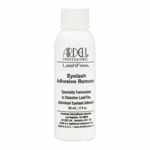 Ardell LashFree Eyelash Glue Remover for Gentle and Safe Lash Care, Professional Makeup Remover, Large 2 fl oz Bottle, 2-Pack, Removes Glue, Eyelash Adhesive Remover