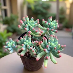 Live Plant Succulents 2'' Potted /Jelly Beans Succulent/Succulents Cactus Rotted/Live Plants for Home,Garden,Christams gift/Easy Care Plant for Home