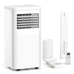ZAFRO Portable Air Conditioner and for Room up 450 Sq. Ft, 4-IN-1 Quiet Portable Ac Unit with Dehumidifier Fan Function, Remote Control, Sleep Mode, 24H Timer