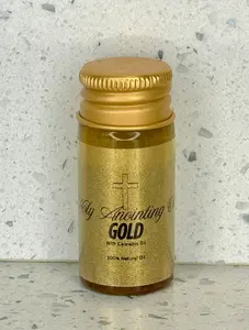 Holy Anointing Oil- GOLD-  With Hemp Seed Oil and Cannabis Oil- 10ml