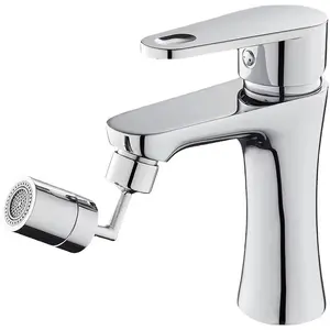 Universal Rotation Faucet Extender Spray Head Anti Splash Filter Plastic Kitchen Faucet Water Saving Nozzle Sprayer Kitchen Sink