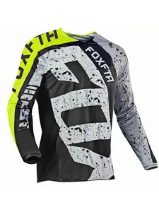 2026 Men's Long Sleeve T-Shirt for Outdoor Off-Road Sports MTB Mountain Biking DH Downhill Racing ATV Motorcycle Racing Fast-Drying Breathable Fitness Top Cycling Top Premium Outdoor Apparel Sports Tops