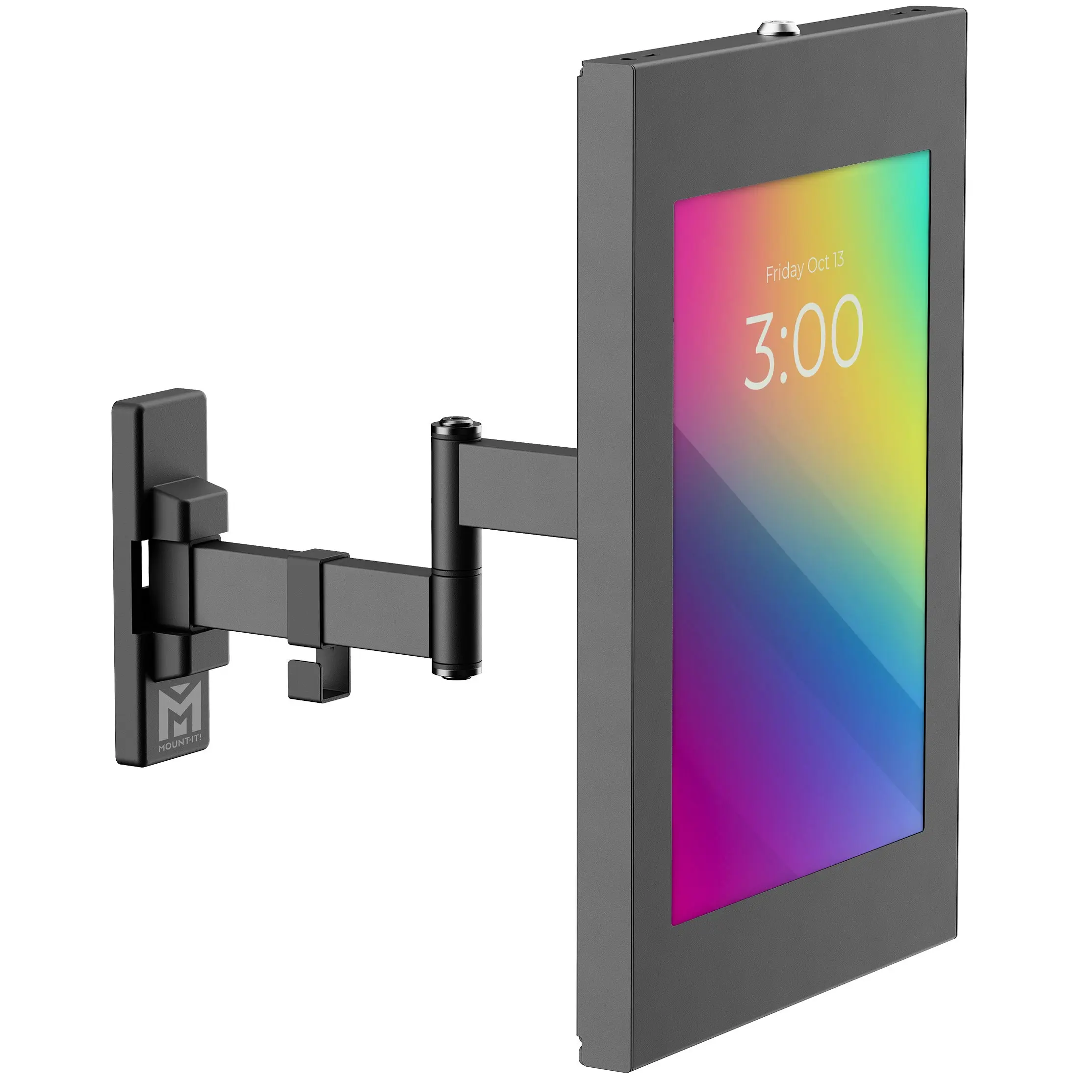 Anti-Theft Full-Motion Tablet Wall Mount, Tablet & Computer Accessories with Adjustable Landscape View for Safety
