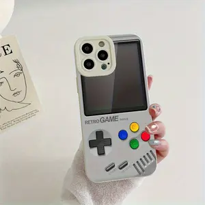 Retro Game Console Pattern Printed Phone Case, Suitable for iPhone 17/16/15/14/13/12/11 Pro Max Plus and Other Phones, Protective Case/Gift for Family and Friends on Birthdays/Holidays/Nostalgic Game Enthusiasts
