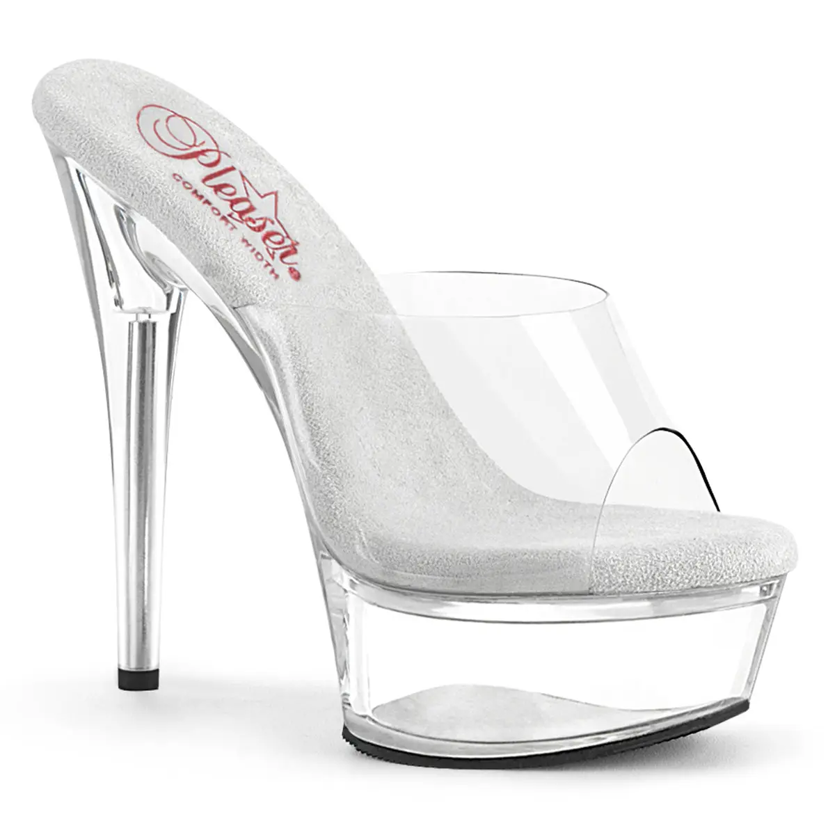 6 Inch Heel EXCITE-601 Clear High Heels Classy