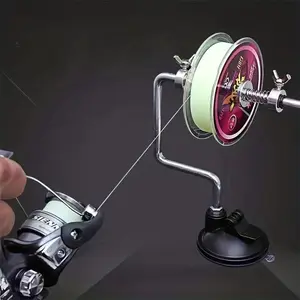 Aluminum Alloy Fishing Line Spooler, Portable Fishing Line Spooler, Outdoor Fishing Line Spooler, Fishing Accessories