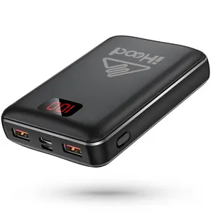 iHood 5V / 7.4V / 12V Heated Vest Jacket Battery Pack for Heated Jackets, Hoodies, Pants and Seat Cushion Cover 14400mah Power Bank