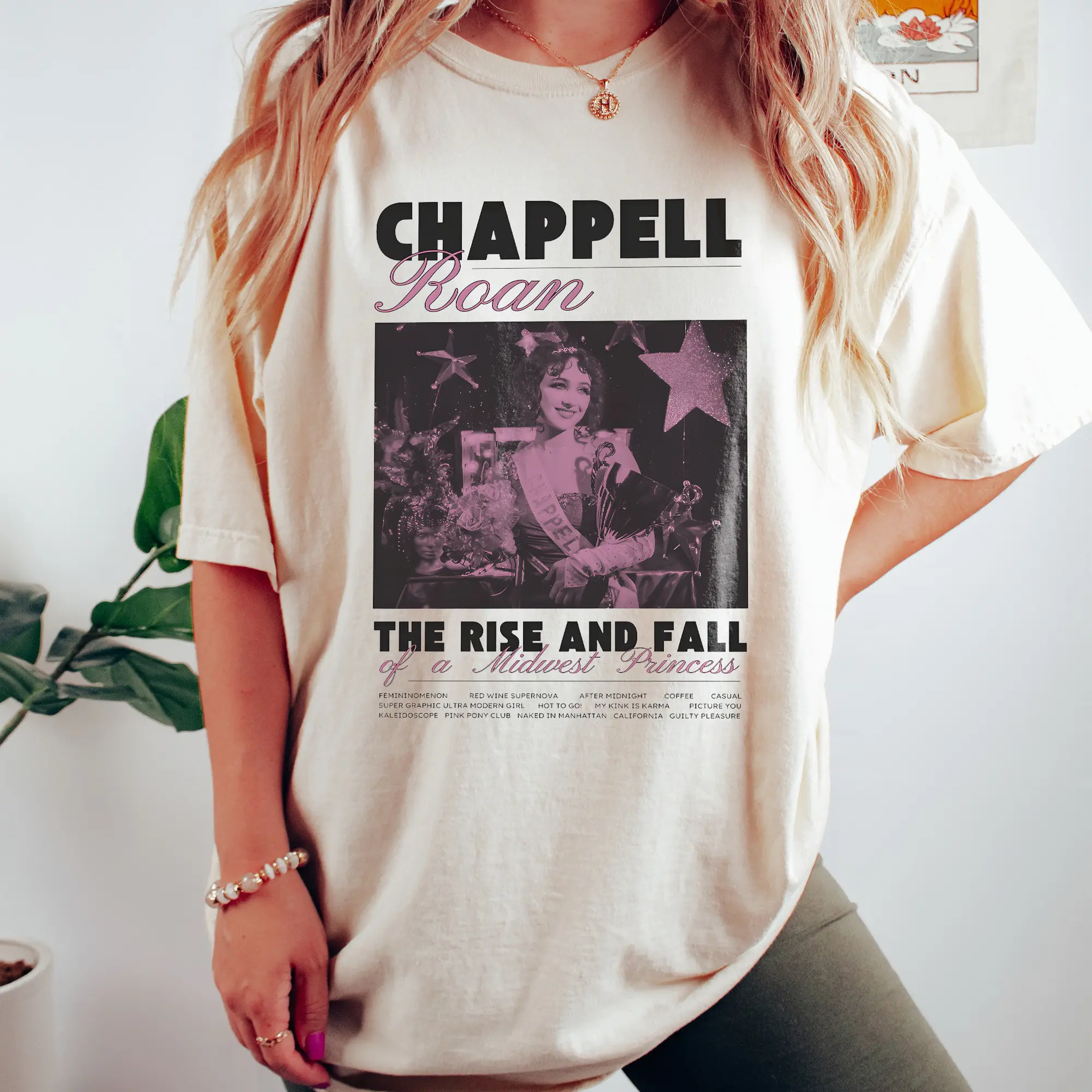 Chappell Roan Shirt, Chappell Justice For All T-Shirt,Chappell Roan Lady Liberty T Shirt, The Rise and Fall of a Midwest Princess Shirt concert shirt
