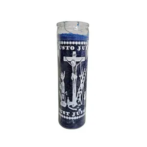 Just Judge Blue Ritual Candle / Justo Juez Veladora Azul