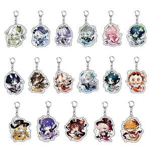 Genshin Impact Furina Navia Neuvillette Nahida Beelzebul Hu Tao Acrylic Keychain