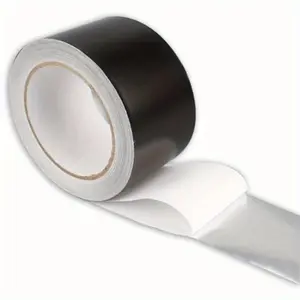 Aluminum Black Foil Tape, High Temp Heavy Duty Adhesive HVAC Sealing Hot Cold Air Duct Tape For Pipe Metal Repair