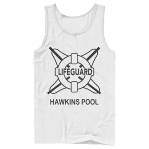 Men's Stranger Things Hawkins Lifeguard Tank Top