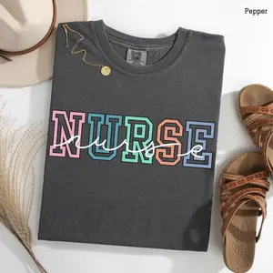 Retro Nurse Shirt, Nursing School Tee, Nurse Tee, New Nurse Gift, Nurse Shirt, Registered Nurse T-shirt Menswear Top