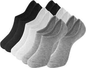 No Show Socks Women And Men Invisible Low Cut Athletic Liner Socks, 6 Pairs