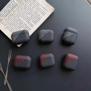 Carbon Fiber Texture Colorful Stripes Case Protection for AirPods Pro, Third Generation Apple Earphone Shell, Coverless AirPods 1/2 & Pro 2 Second Gen Box