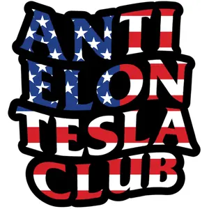 Anti Elon Telsa Club Sticker, I Bought This Before We Knew Elon was Crazy Tesla Sticker, USA Fade Resistance Waterproof Durable Vinyl Decal with a Matte Finish, Stick it Anywhere! 6x5 in