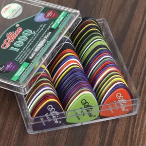 100D Guitar Pick Set, Premium Abs Material Picks, Durable, Resistant, Vibrant, Lightweight, Multiple Colors, Suitable for Acoustic Guitars, Electric Guitars, Basses, Music Accessories