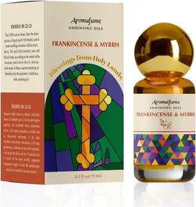 Frankincense & Myrrh Anointing Oil 9ml (0.3 fl oz.) | Blessings from The Holy Lands