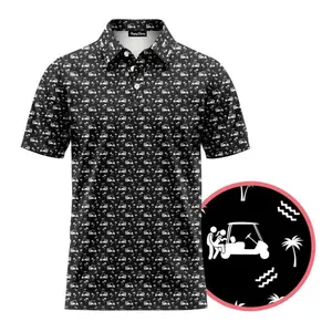 Mens Funny Golf Polo Shirt My Favorite Thing To Do Shirt