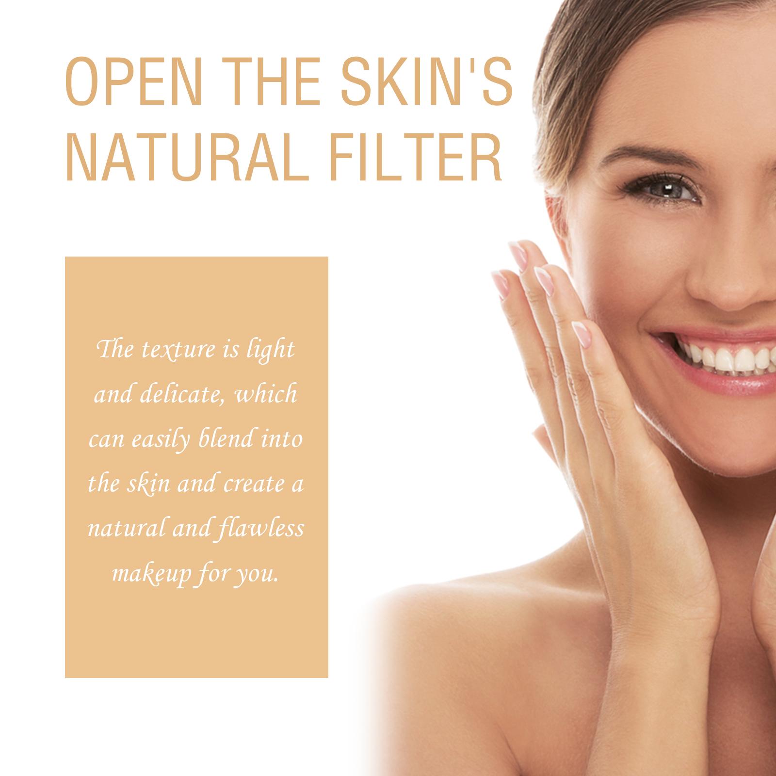 Hydrating Moisturizing Foundation, Brightening, Full Coverage, Oil Control, Fine Texture, Lightweight & Long-Lasting