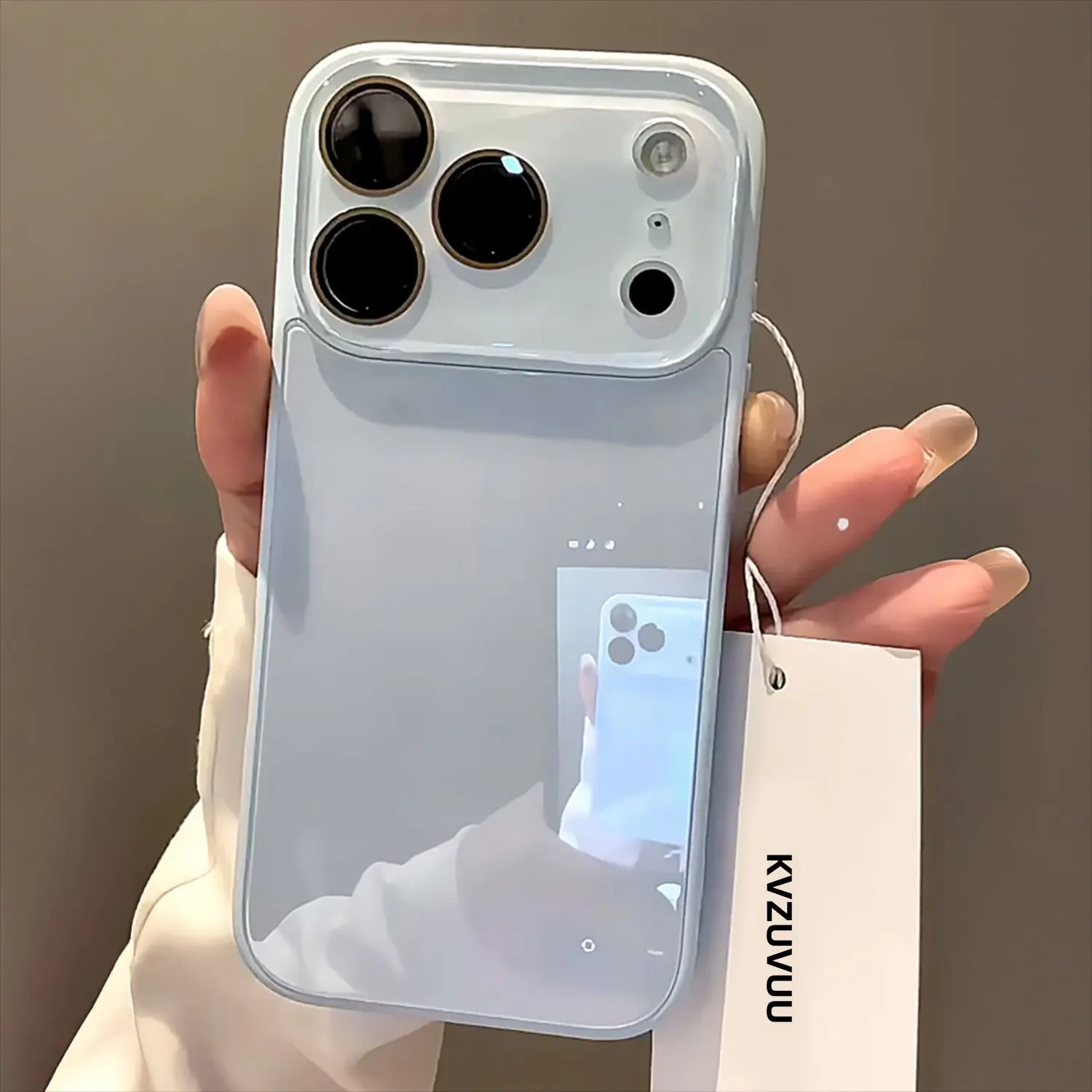 Macaron Crystal Glass Phone Case for iPhone Series (17/16/15/14/13/12/11 Pro Max, 17 Pro), Multi-Model Mobile Phone Accessories, Full-Cover Lens Protection, Minimalist Premium Protective Case, Fits iOS