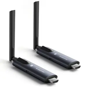 Lemorele R1000 Wireless HDMI Transmitter and Receiver,200m Video Transceiver,5G High-Speed Transmission, 1080P@60HZ Plug&Play,Low Latency,Support APP Monitoring,Ideal for Home Theater/Office Meeting
