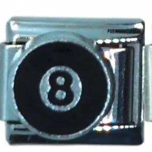 8 Ball Italian Charm