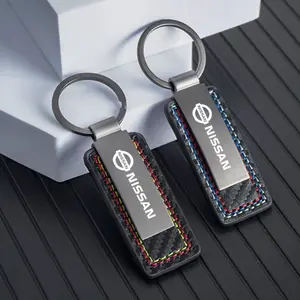 Nissan Car Keychain Buckle Pendant Keyring, Compatible with Qashqai Leaf Juke Patrol X-Trail Tiida Navara Nismo Note Teana Murano Z Series