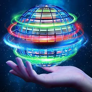 The popular flying ball toy, Flying orb ball, Flying orb led, in 2025, featuring glowing and rotating effects, can hover and return. Cool toy suitable for all age groups, ideal for indoor/outdoor daily play