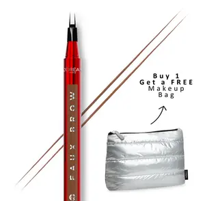 Faux Brow, Hair-Like, Filling Eyebrow Pen with Double-Brush Tip, Fast & Precise Eyebrow Makeup, L'Oreal Paris