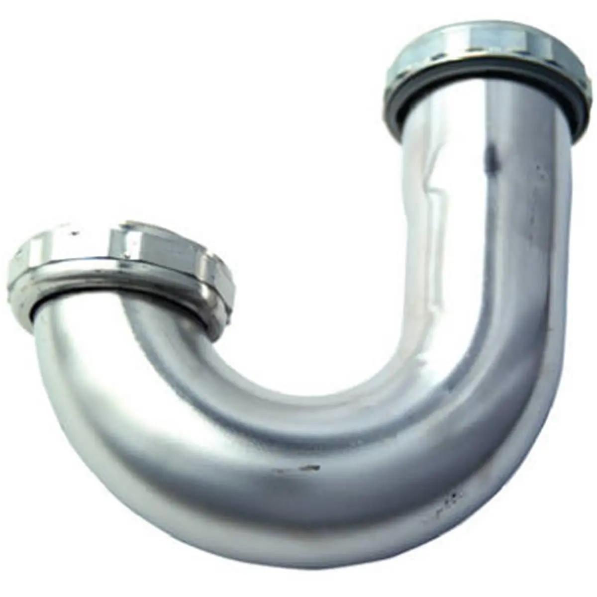 212 MAIN Chrome-Plated Brass U-Shaped Drain Trap (1.5 in.) for Sailing Vessel Kitchen & Bathroom Sinks, Modern Metal Build, Includes Nuts & Washers, Kitchen Sink