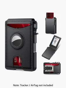 Men's Business Style Minimalist Card Holder, Rfid Card Slots, Magnetic Closure Card Holder Organizer, with Rfid Blocking, Multi Card Slot Wallet for Men for Daily Use, Pu Card Holder