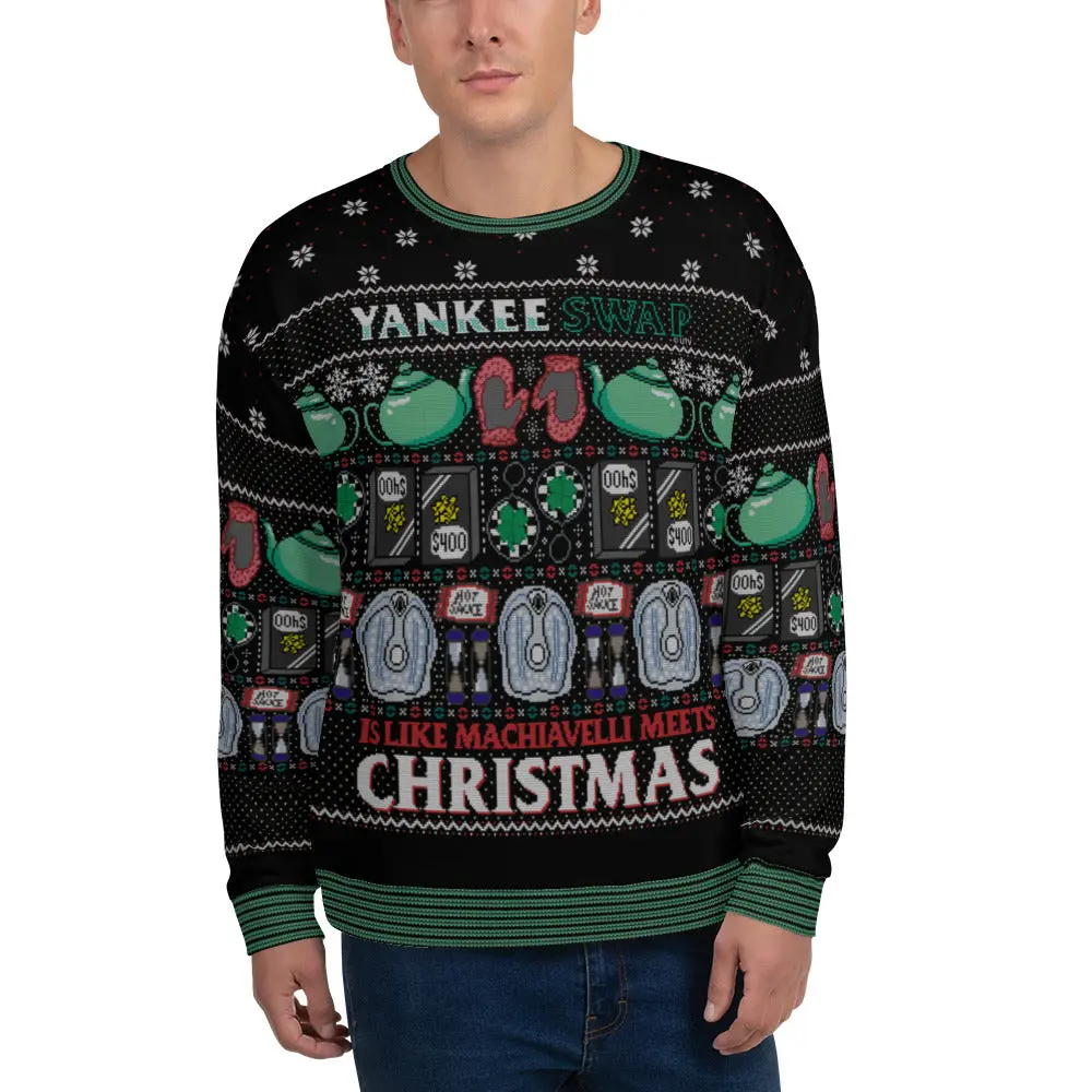 Yankee Swap Machiavelli Christmas - Unisex Sweatshirt All-Over