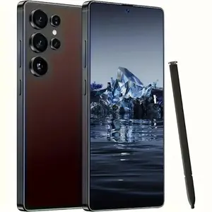 2025 New S25 Ultra Smartphone 5G Phone, Android 14, 6800mAh/12GB+512GB/6.8 Inch Monitor/108MP+48MP Camera/Dual SIM/Built-in Pen/GPS, Fast Charging, Fingerprint Unlock, Facial Recognition, Full Set Of Accessories, Ideal， Gift