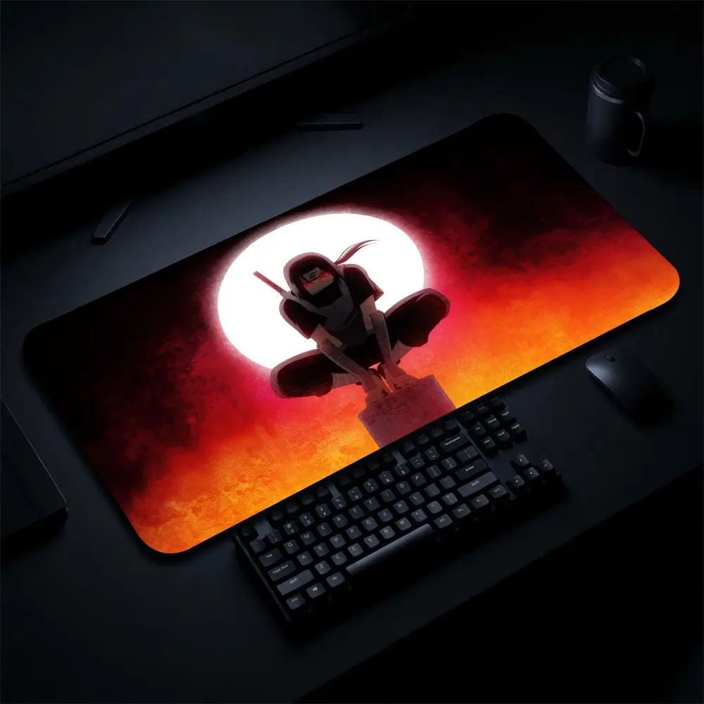 Collection Naruto Gaming Mouse Pad Personal, Custome, Anime Desk Mat Extended Keyboard Pad Waterproof Non Slip Rubber Base Large Mousepad for PC Gamer Setup Desk Accessories 40x21 Inch,Office Gifts, Decor desktop