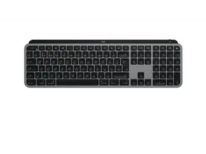 Logitech MX Keys S for Mac, Wireless Keyboard, Fluid, Precise Laptop-Like Typing, Programmable Keys, Backlit, Bluetooth USB C Rechargeable for MacBook Pro, MacBook Air, iMac, iPad - Space Grey