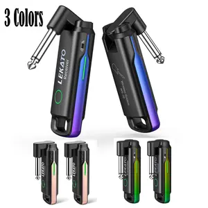 【CRAZY DEAL!Guitarist MUST HAVE】LEKATO 70 Channels UHF Wireless Guitar System Set,WS-70 Rechargeable Audio Wireless Transmitter Receiver Kit,for Electric Guitar Bass Keyboard Volin Drum Vocal Mixer Record,Song Wirter Music Player Practice Christmas Gift