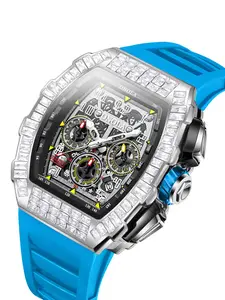 Onola Brand Men's Automatic Analog Mechanical Watch, Luminous Date Display, Multifunctional Timer, Waterproof, Luxury Sports Watch, High End Watch, Christmas Gift, Water Resistant Watch, Automatic Watches