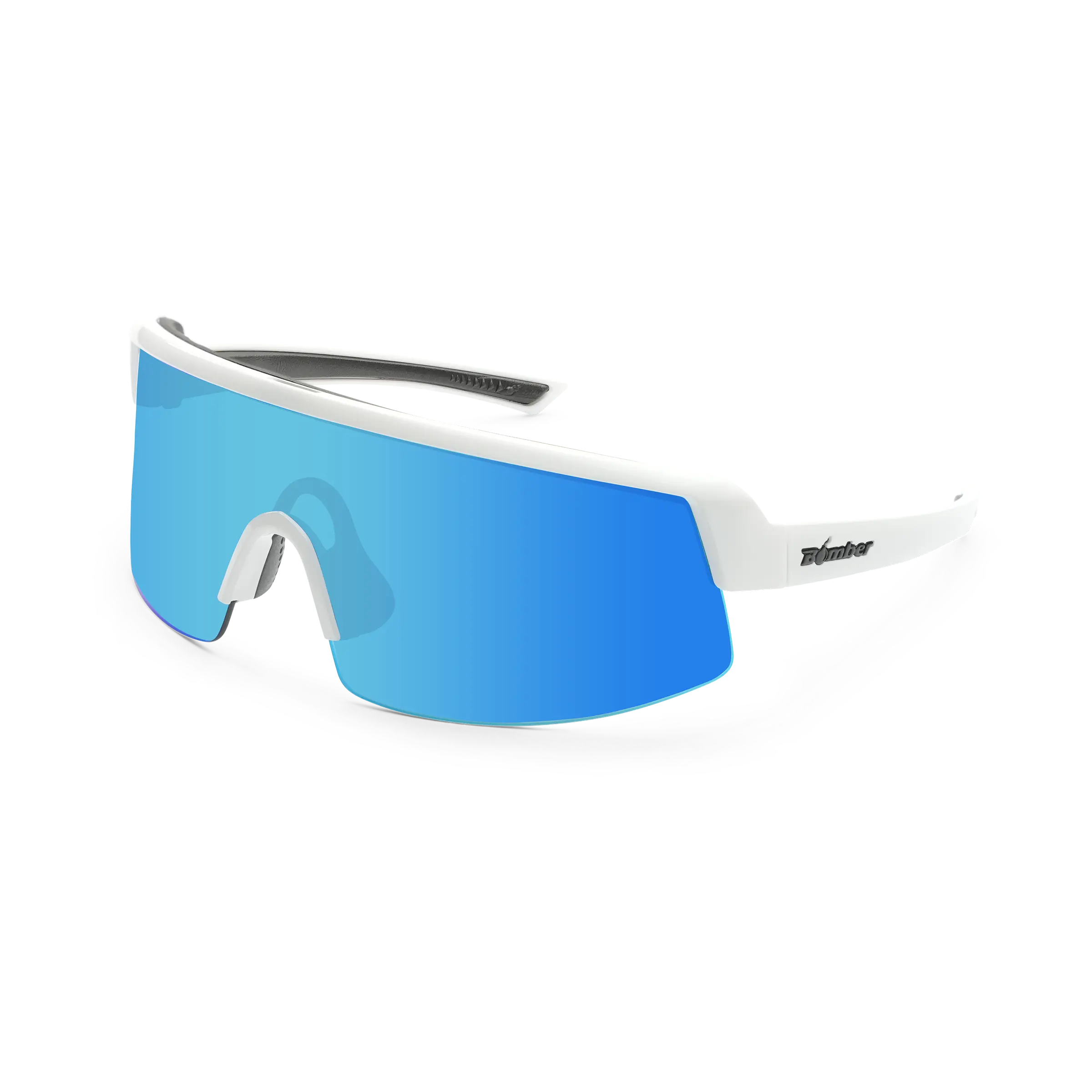 Ice Blue Mirror White