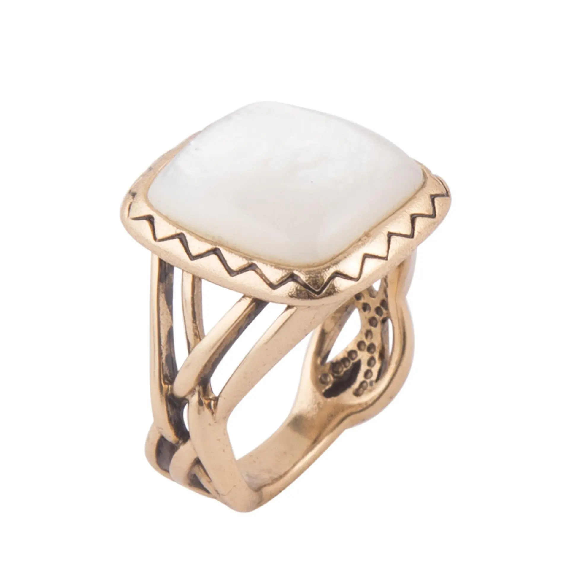 Barse Artisan Crafted Mother-of-Pearl Ring