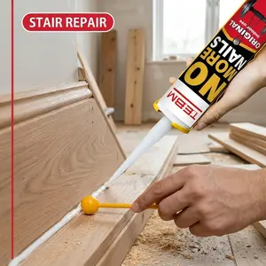 Leak-Proof Adhesive Silicone Glass Sealant, Quick Cure High Elasticity, Seals Wall Bathroom Sink Gaps, Window Door Frame Repair, Quick Dry Adhesive, Caulking