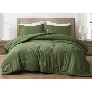 Cliff 3-Piece Rayon Derived from Bamboo & Polyester Blended Comforter Set