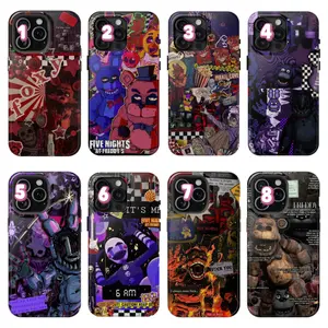 8 styles FNaF 2 Phone Case – Bonnie Foxy Chica Freddy phone case – Horror Game Aesthetic phone case fit iphone 17,16 pro max