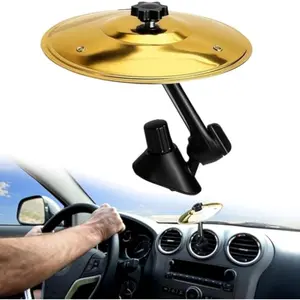 Mini Car Cymbal Air Vent Clip – Funny Dashboard Drum Accessory, Clip-On Interior Decor for Music Lovers