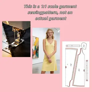 Women's XS-Xl Sewing Pattern Set, 5 Sizes, Ideal for Custom Clothing Design, Handmade Fashion, DIY Fabric Making, Casual Style, Sewing Supplies Crafts