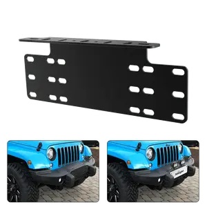 Nilight Universal Front License Plate Mount Bracket, Car Accessories for Car, Truck, Vehicle Exterior Number Plate Installation Automotive
