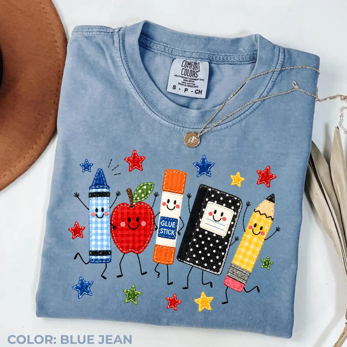 Comfort Colors PRINTED Teacher Life Shirt, School Supplies Graphic Tee, Back to School T-Shirt, Teacher Appreciation Gift