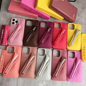 RHODE Minimalist Phone Case with Lip Treatment Slot for iPhone 11–17 Pro Max – Fashionable & Functional