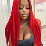 28 Inch Red Long Straight Wigs for Women, Gorgeous Fluffy Wigs without Bangs, Synthetic Lace Front Wigs with Natural Hairline for Party, Daily Use, Daily Wear Wig, Silky Straight Wig, Synthetic Smooth Wig, Fashion Wig